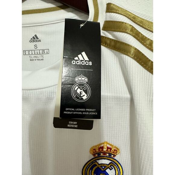 REAL MADRID 2019 2020 HOME FOOTBALL SHIRT SOCCER JERSEY ADIDAS DW4433 Sz S men - Picture 5 of 8